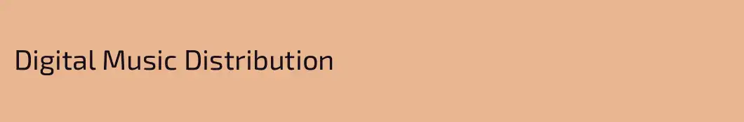 Digital Music Distribution